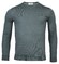 Thomas Maine Fine Merino Crew Neck Single Knit Trui Grijsblauw