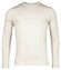 Thomas Maine Fine Merino Crew Neck Single Knit Trui Kitt