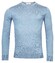 Thomas Maine Fine Merino Crew Neck Single Knit Trui Licht Blauw