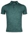 Thomas Maine Fine Merino Pullover Polo Collar Short Sleeve Single Knit Polo Pine Green