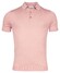 Thomas Maine Fine Merino Pullover Polo Collar Short Sleeve Single Knit Poloshirt Old Rose
