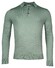 Thomas Maine Fine Merino Pullover Polo Long Sleeve Single Knit Trui Licht Groen