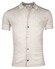 Thomas Maine Fine Merino Short Sleeve Overshirt Button Cardigan Vest Licht Grijs