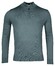 Thomas Maine Fine Merino Skipper Half Zip Single Knit Trui Grijsblauw