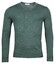 Thomas Maine Fine Merino V-Neck Uni Single Knit Trui Pine Green