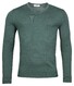 Thomas Maine Fine Merino V-Neck Uni Single Knit Trui Pine Green