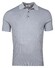 Thomas Maine Fine Rib-Knit Pullover Poloshirt Polo Licht Blauw