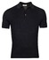 Thomas Maine Fine Rib-Knit Pullover Poloshirt Polo Navy
