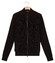 Thomas Maine Full Two-Way Zip With Lining Half Cardigan Rib Knit Vest Navy