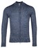 Thomas Maine Full Zip Single Knit Luxury Fine Merino Vest Denim Blue