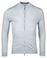 Thomas Maine Full Zip Single Knit Luxury Fine Merino Vest Licht Blauw