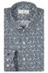 Thomas Maine Geometric Pattern Poplin Roma Modern Kent Overhemd Navy-Wit