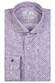 Thomas Maine Geometric Pattern Roma Modern Kent Two-Ply Cotton Overhemd Mauve