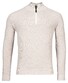 Thomas Maine Half Zip Allover Half Cardigan Knit Trui Kitt