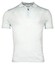 Thomas Maine Half Zip Collar Single Knit Fine Merino Short Sleeve Polo Ice Blue