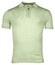 Thomas Maine Half Zip Collar Single Knit Fine Merino Short Sleeve Polo Soft Green