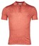 Thomas Maine Half Zip Collar Single Knit Fine Merino Short Sleeve Polo Terra