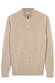 Thomas Maine Half Zip Fine Lyocell Cotton Silk Single Knit Trui Kitt