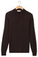 Thomas Maine Half Zip Single Knit Merino Wool Trui Bruin