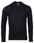 Thomas Maine Half Zip Single Knit Uni Color Trui Navy