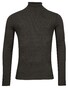 Thomas Maine High Neck Uni Subtle Knit Rib Pattern Pullover Anthracite Grey