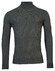 Thomas Maine High Neck Uni Subtle Knit Rib Pattern Trui Pine Green