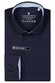 Thomas Maine Hyperflex Subtle Dot Contrast Fabric Roma Modern Ken Overhemd Navy