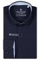 Thomas Maine Hyperflex Subtle Dot Contrast Fabric Roma Modern Ken Overhemd Navy