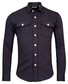 Thomas Maine Jersey Hyper Stretch Double Breast Pocket Overshirt Navy