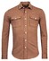 Thomas Maine Jersey Hyper Stretch Double Breast Pocket Overshirt Roest