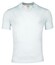Thomas Maine Knitted Fine Merino Subtle Placquet Contrast No Buttons Collar Polo Ice Blue