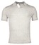 Thomas Maine Knitted Fine Merino Subtle Placquet Contrast No Buttons Collar Polo Licht Grijs