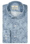 Thomas Maine Linnen Fantasy Paisley Roma Modern Kent Overhemd Jeans Blauw