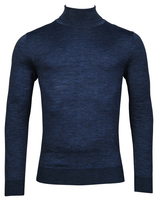 Thomas Maine Merino Col Uni Single Knit Trui Indigo