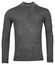 Thomas Maine Merino Half Zip Single Knit Trui Antraciet