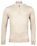 Thomas Maine Merino Half Zip Single Knit Trui Natural