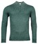 Thomas Maine Merino Half Zip Single Knit Trui Pine Green