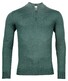 Thomas Maine Merino Half Zip Single Knit Trui Pine Green