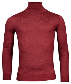 Thomas Maine Merino High Neck Uni Single Knit Pullover Raspberry