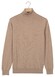 Thomas Maine Merino Wool Rollneck Pullover Single Knit Trui Licht Beige