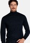 Thomas Maine Merino Wool Rollneck Pullover Single Knit Trui Navy