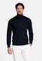 Thomas Maine Merino Wool Rollneck Pullover Single Knit Trui Navy