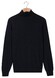 Thomas Maine Merino Wool Rollneck Pullover Single Knit Trui Navy