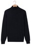 Thomas Maine Merino Wool Rollneck Pullover Single Knit Trui Navy