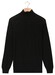 Thomas Maine Merino Wool Rollneck Pullover Single Knit Trui Zwart