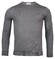 Thomas Maine Merinowol Ronde Hals Single Knit Trui Grijs