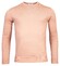 Thomas Maine Merinowol Ronde Hals Single Knit Trui Light Peach
