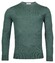Thomas Maine Merinowol Ronde Hals Single Knit Trui Pine Green