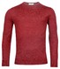 Thomas Maine Merinowol Ronde Hals Single Knit Trui Raspberry