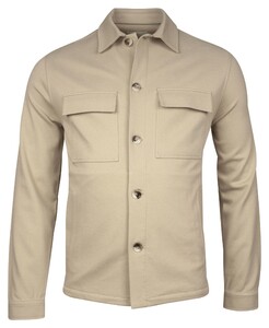 Thomas Maine Monza Premium Heavy Twill Jersey Overshirt Dark Sand